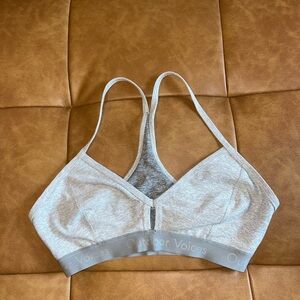 Outdoor Voices Gray Sports Bra